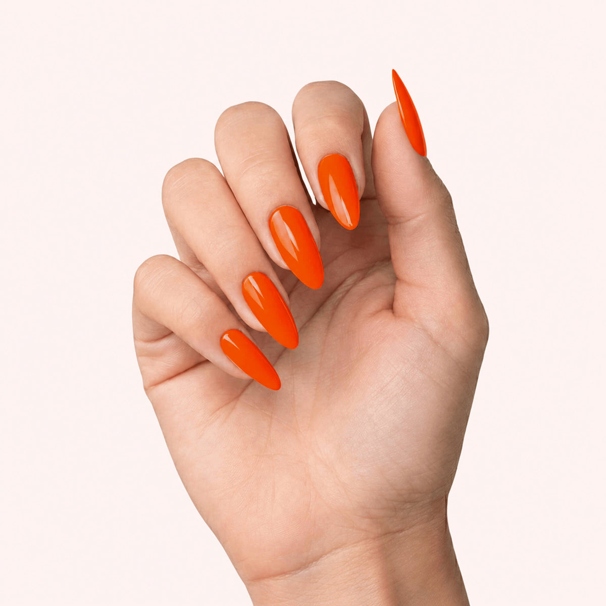 Gel Polish Shellac Neon Orange