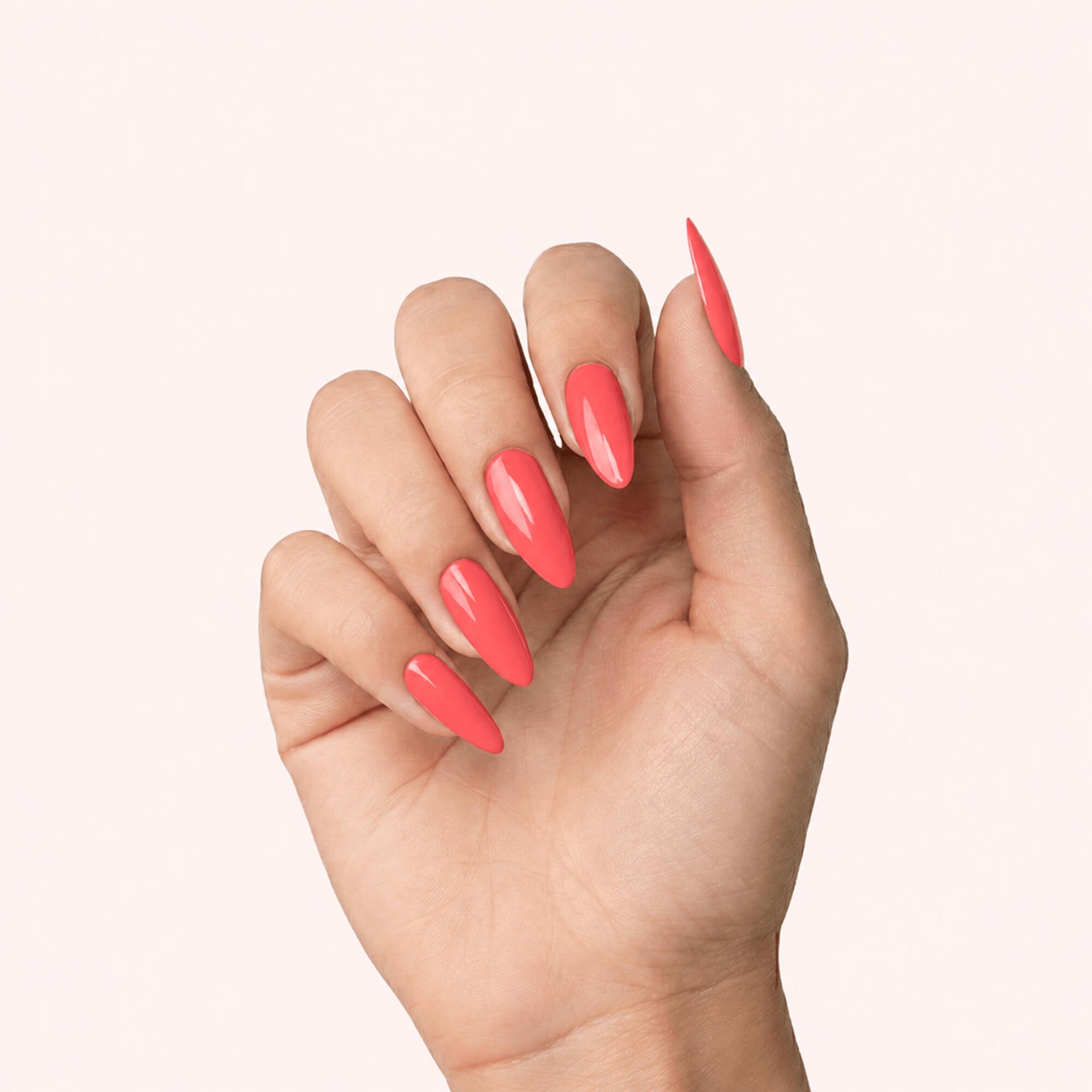 Gel Polish Shellac Shiny Coral