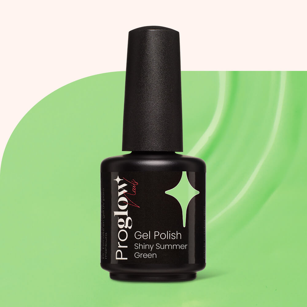 Gel Polish Shellac Shiny Summer Green