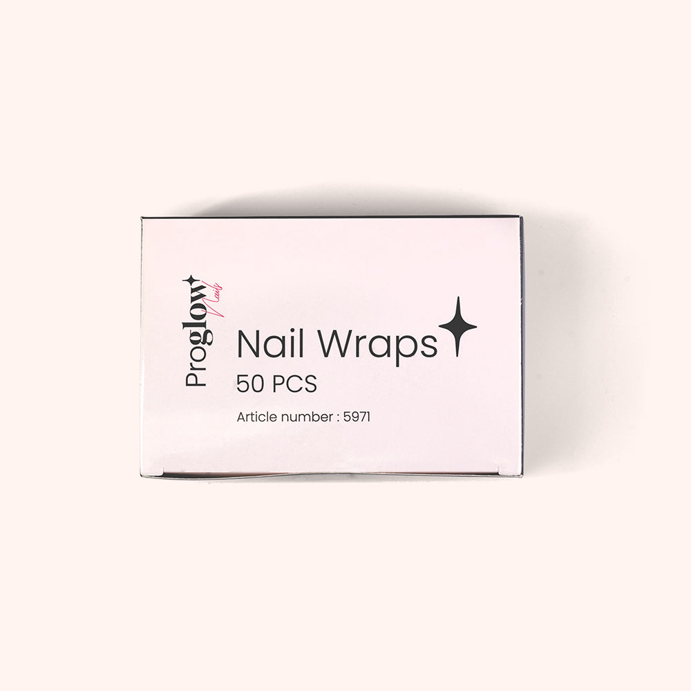 Nail Wraps do usuwania hybrydy 50 szt.