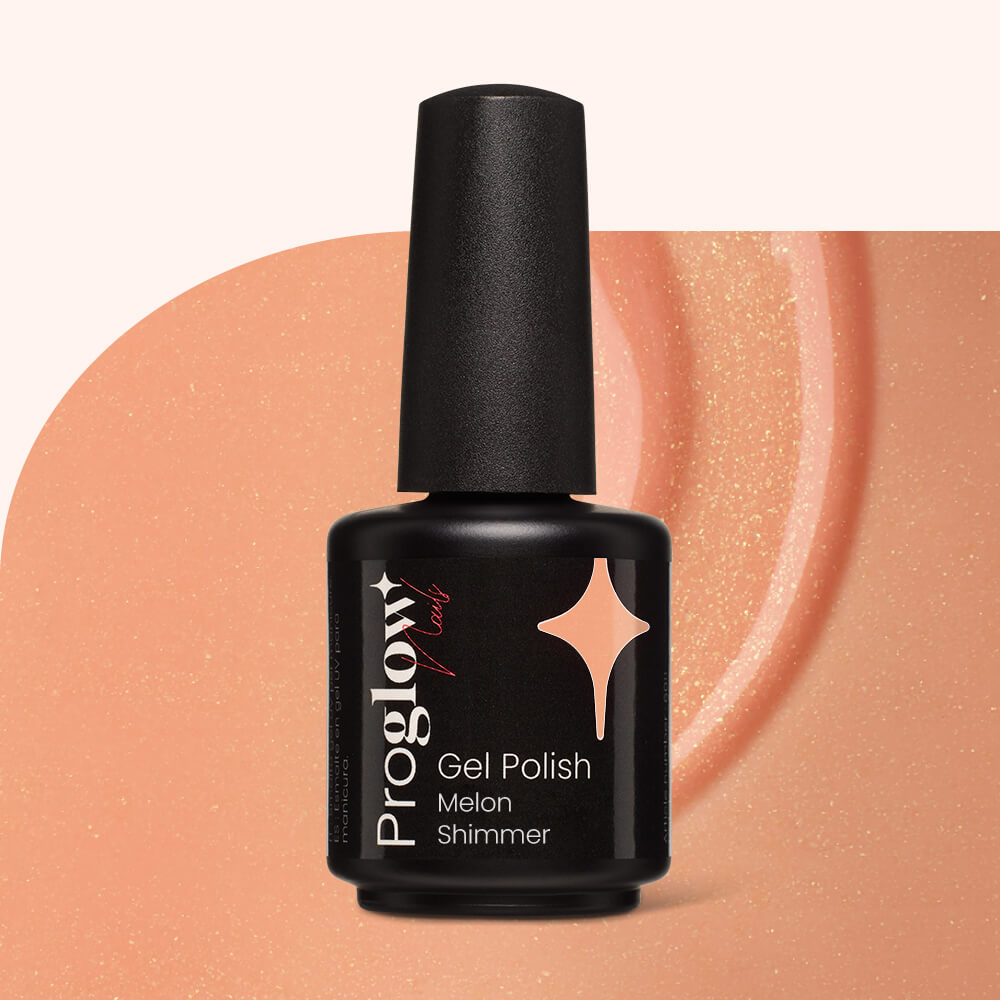 Gel Polish Shellac Melon Shimmer