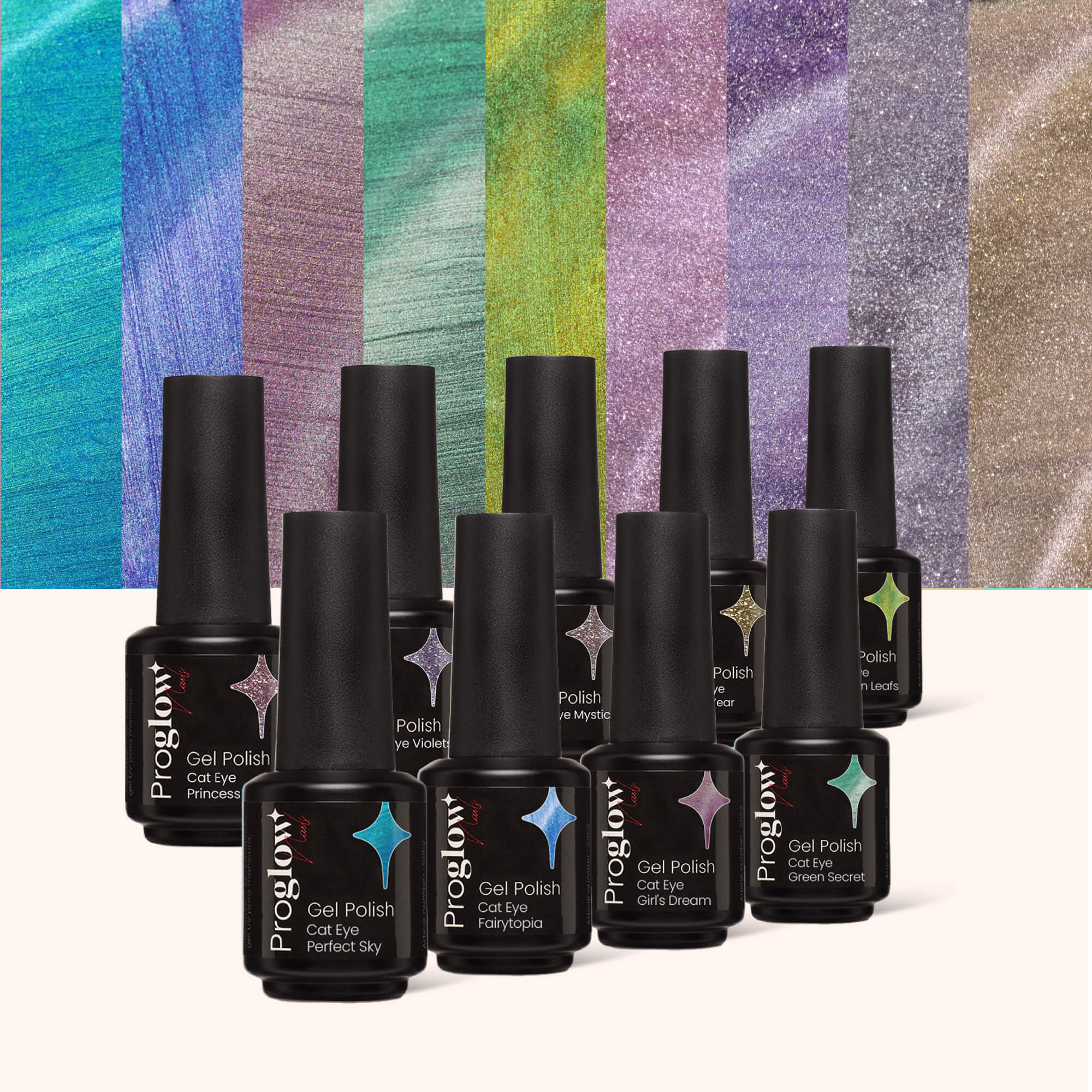 Zestaw Lakierów hybrydowych Cat Eye Prestige