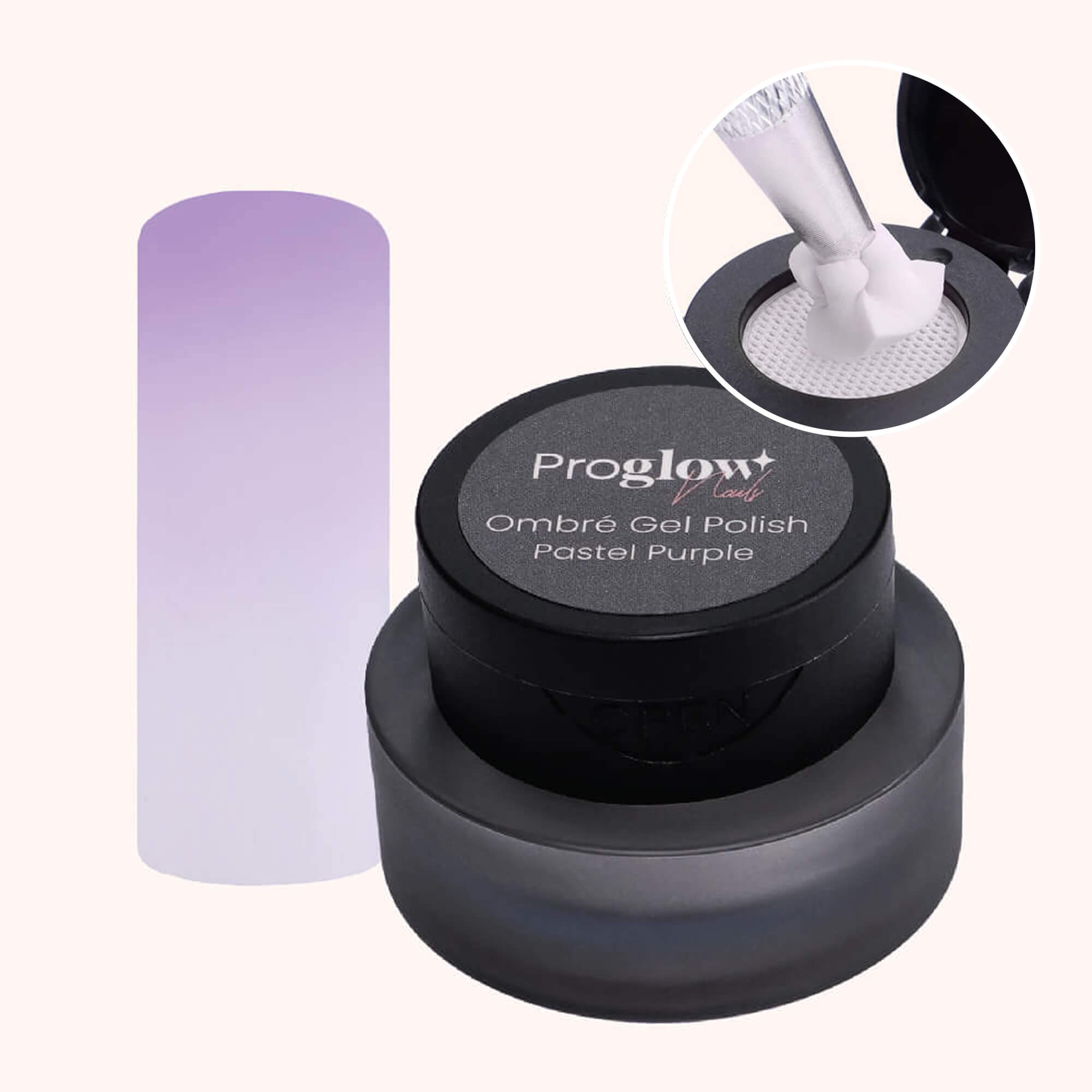 Lakier hybrydowy Ombré w słoiczku Pastel Purple