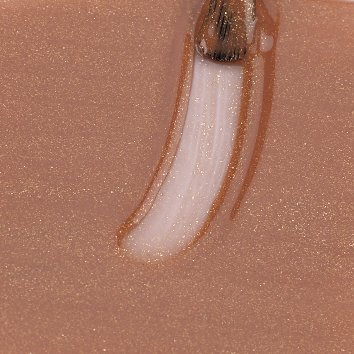 Lakier hybrydowy Glitter Cappuccino