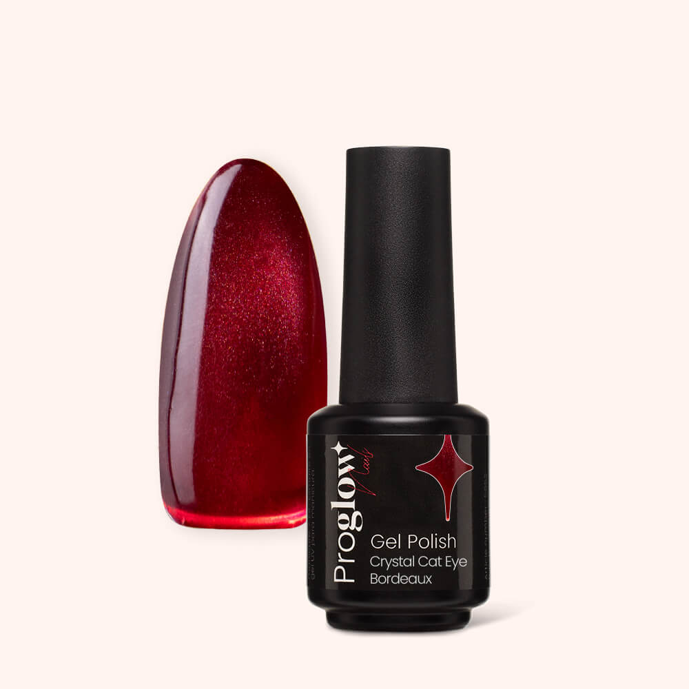 Lakier hybrydowy Crystal Cat Eye Bordeaux
