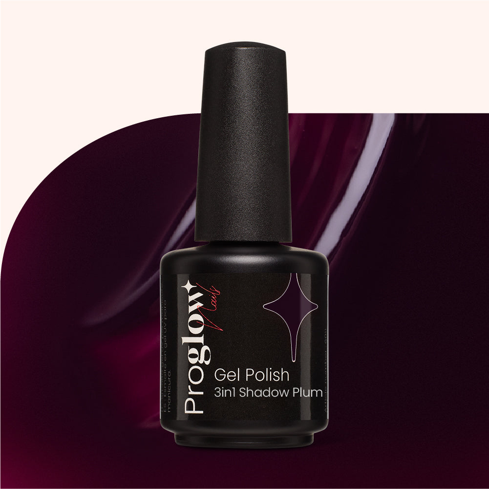 Gel Polish Shellac 3in1 No Wipe Shadow Plum