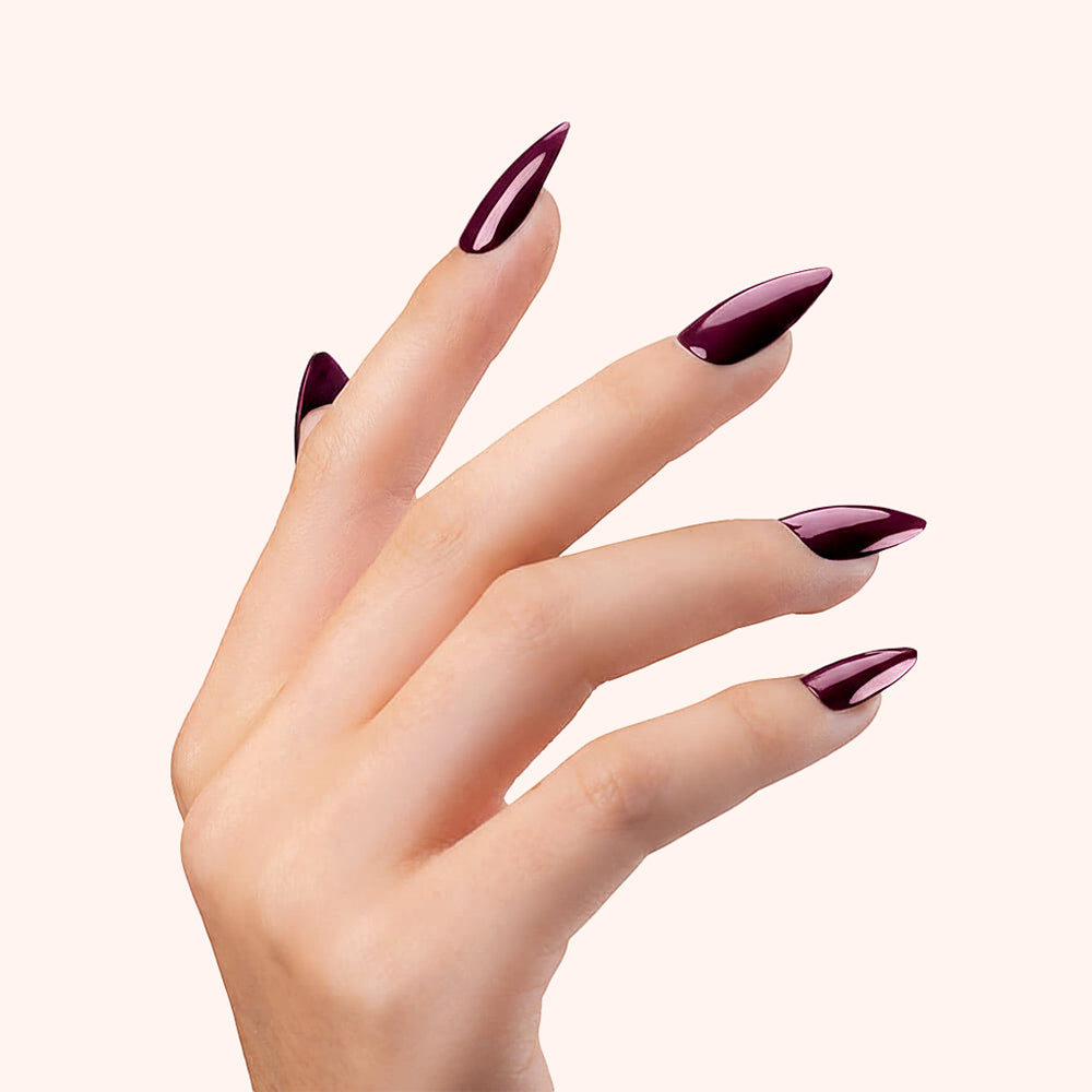 Gel Polish Shellac 3in1 No Wipe Shadow Plum