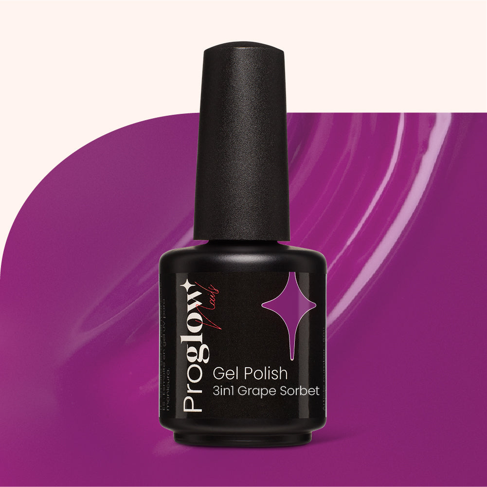Gel Polish Shellac 3in1 No Wipe Grape Sorbet