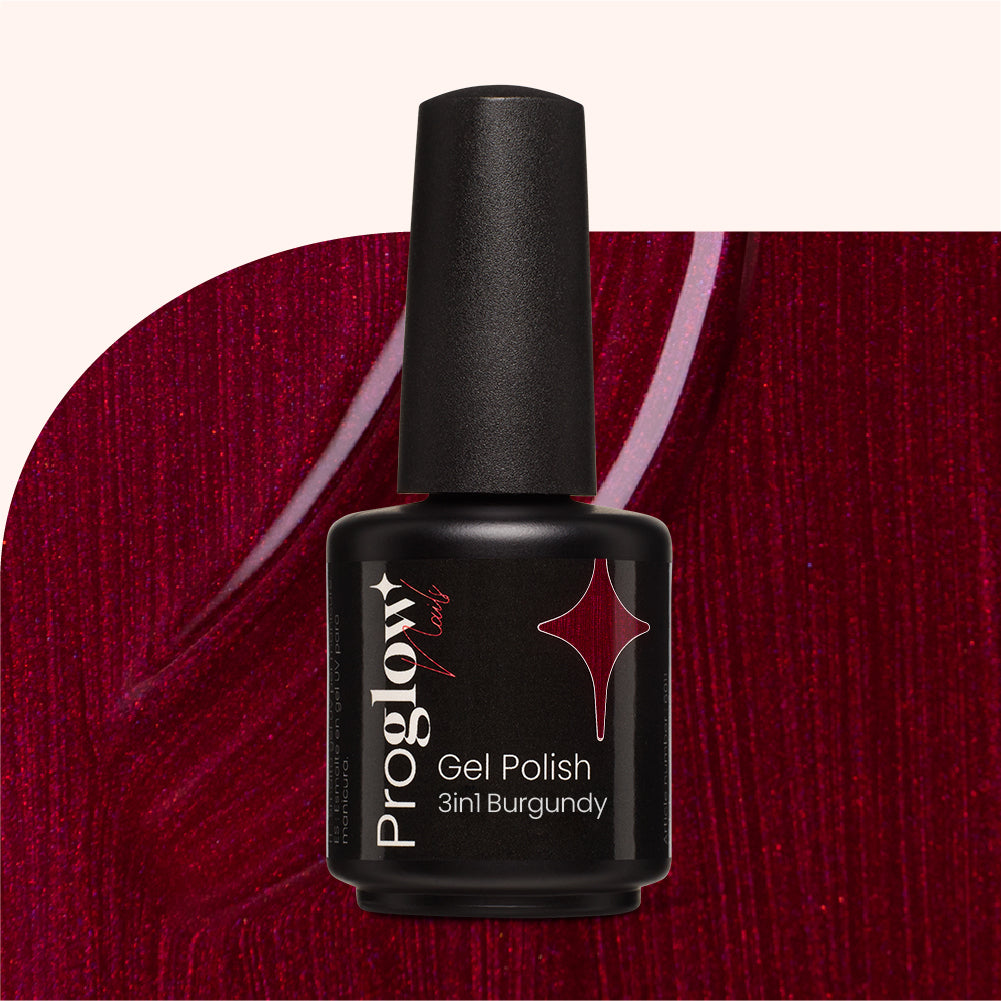 Gel Polish Shellac 3in1 No Wipe Burgundy