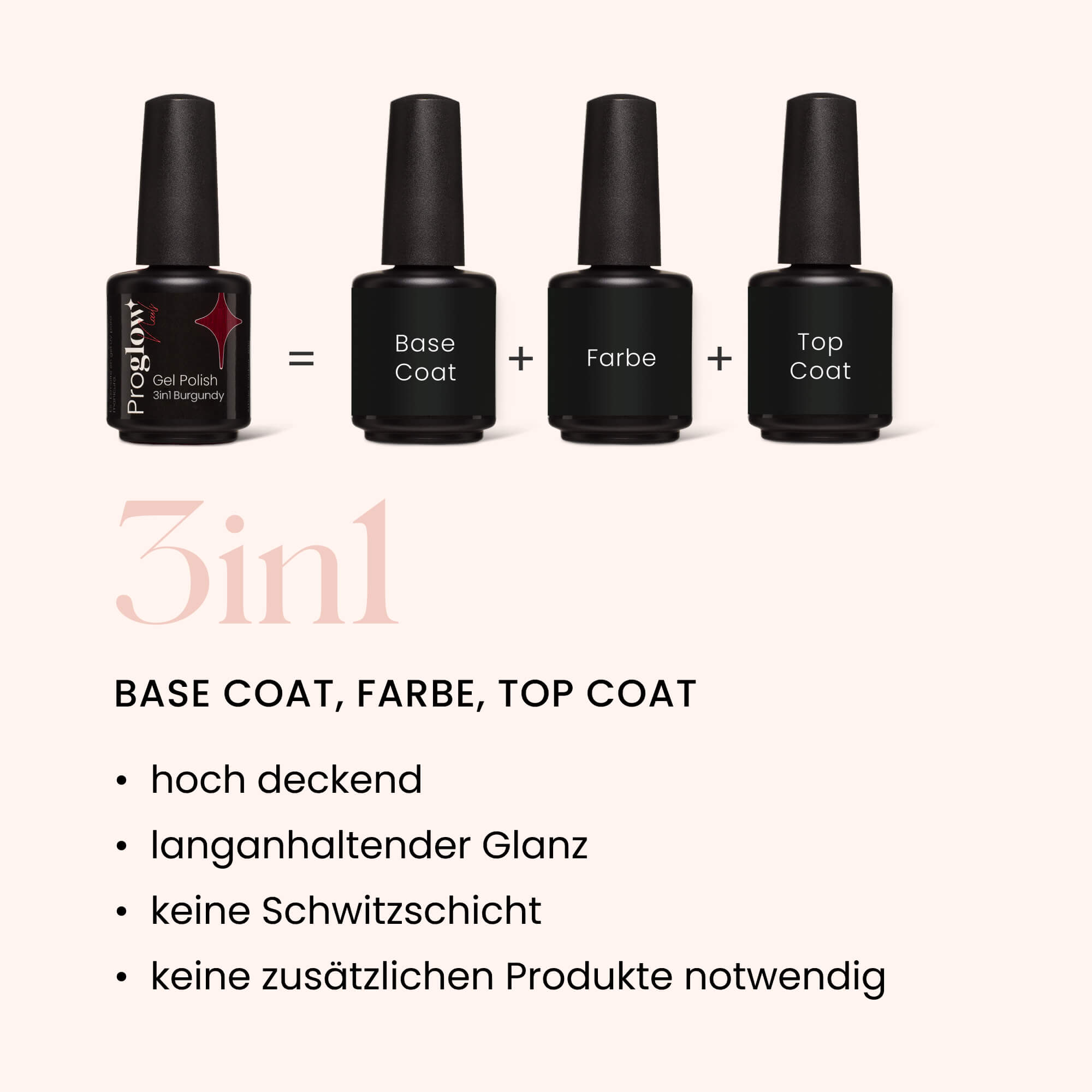 Gel Polish Shellac 3in1 No Wipe Burgundy