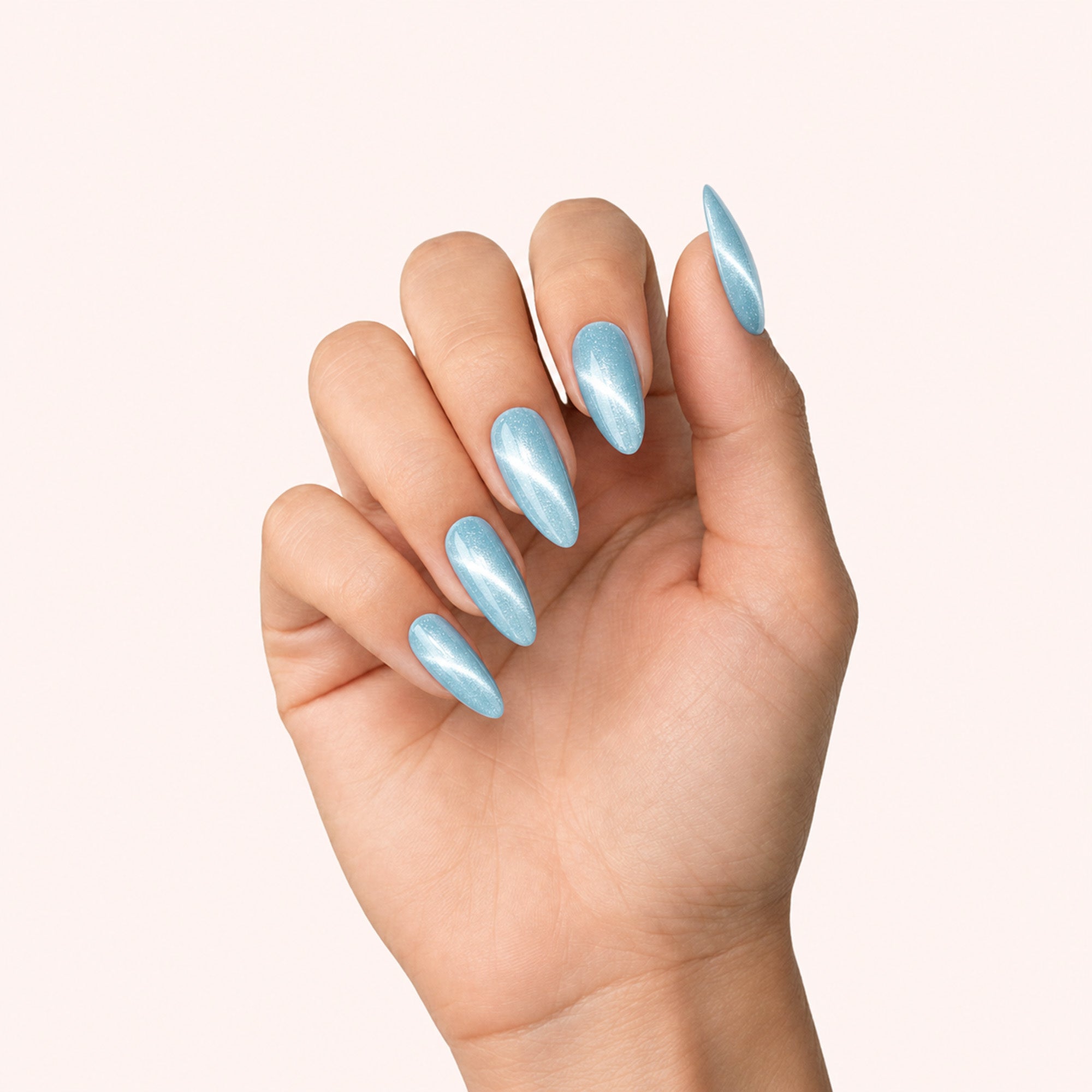 Lakier hybrydowy Soft Pastel Cat Eye Aqua