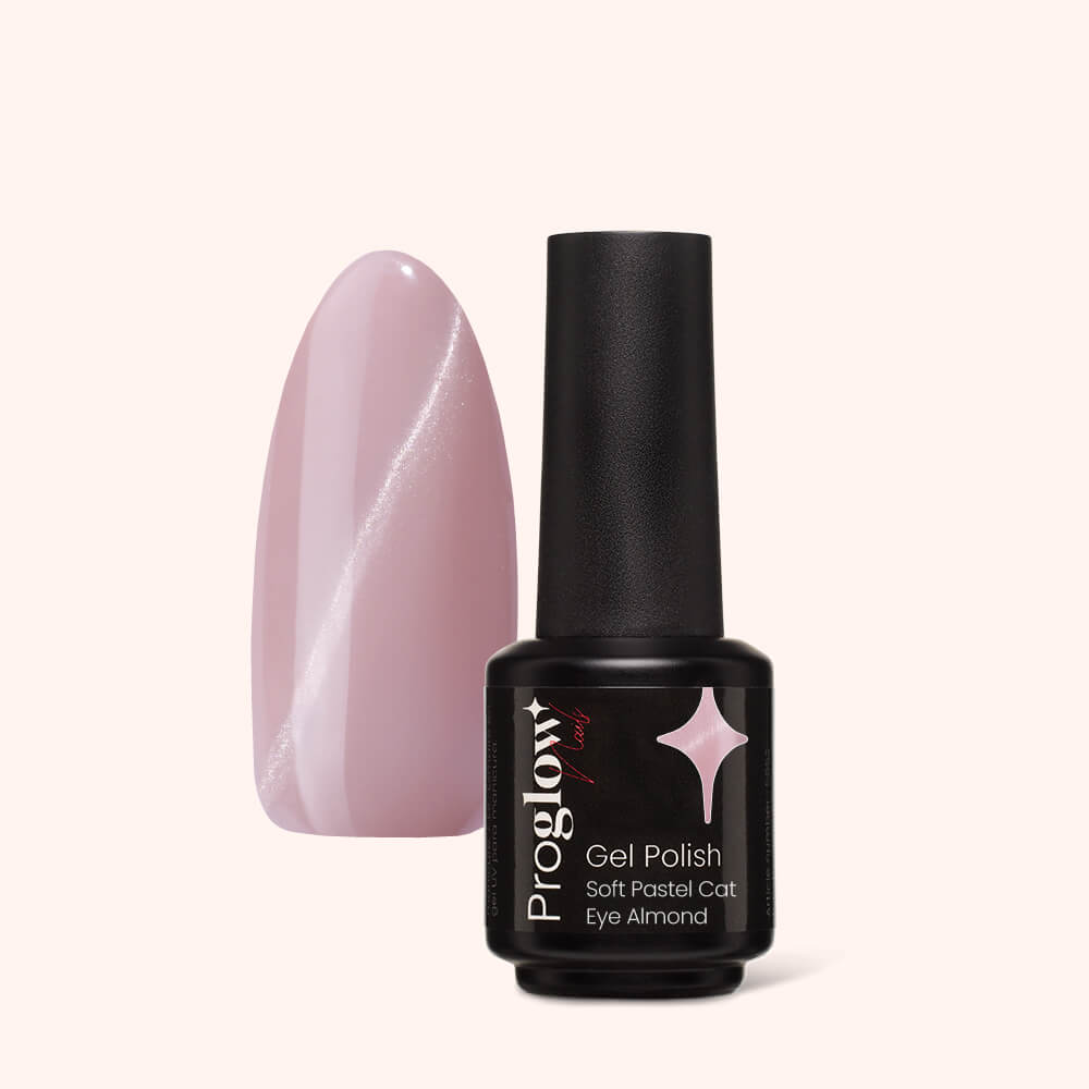 Lakier hybrydowy Soft Pastel Cat Eye Almond