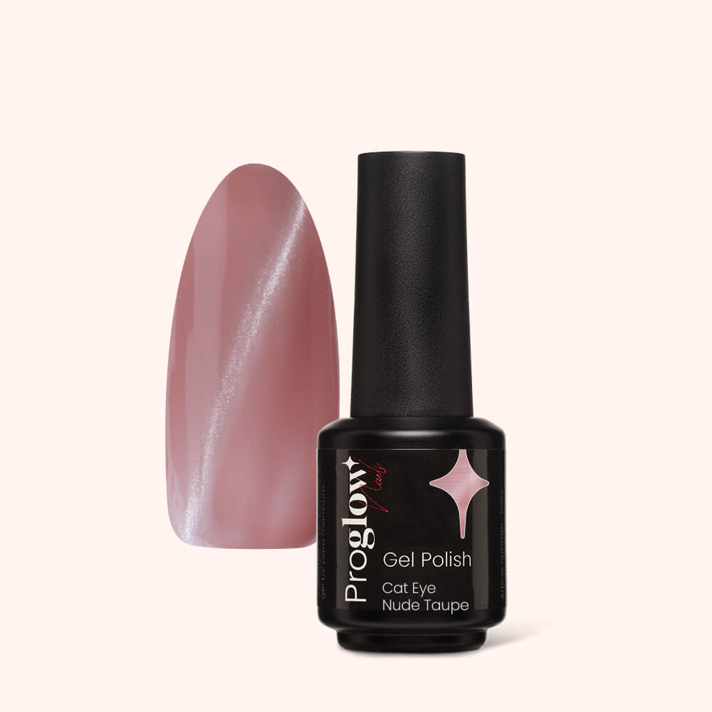 Lakier hybrydowy Cat Eye Nude Taupe