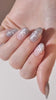 śnieżynki manicure